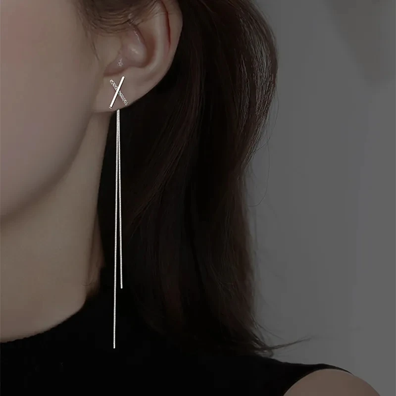 long tassel earring