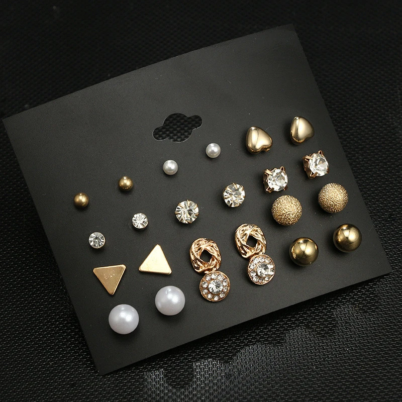 12 pairs earring