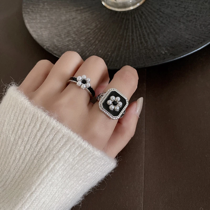 2 pcs ring set