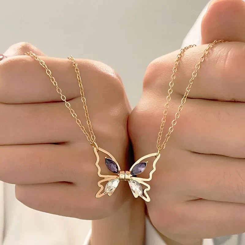 Butterfly magnetic necklace