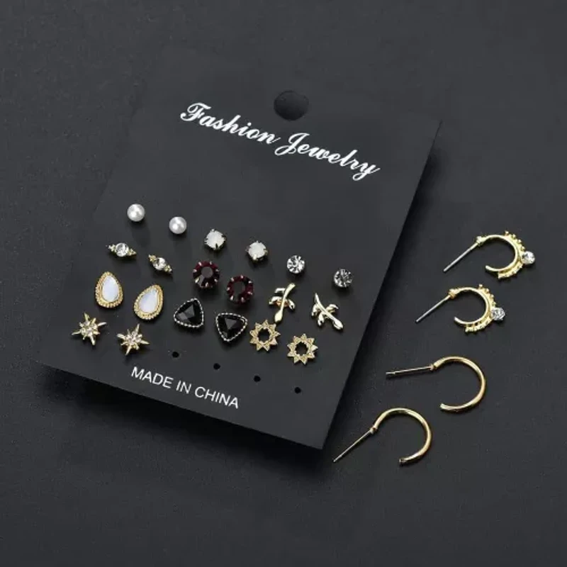 12 pairs earring set