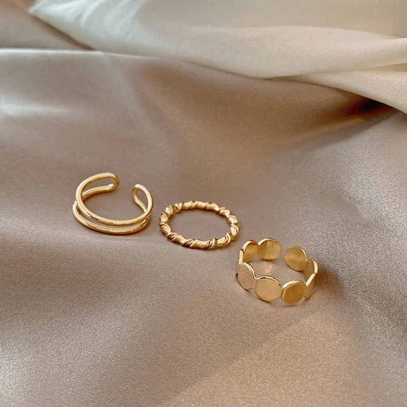 3 pcs ring set