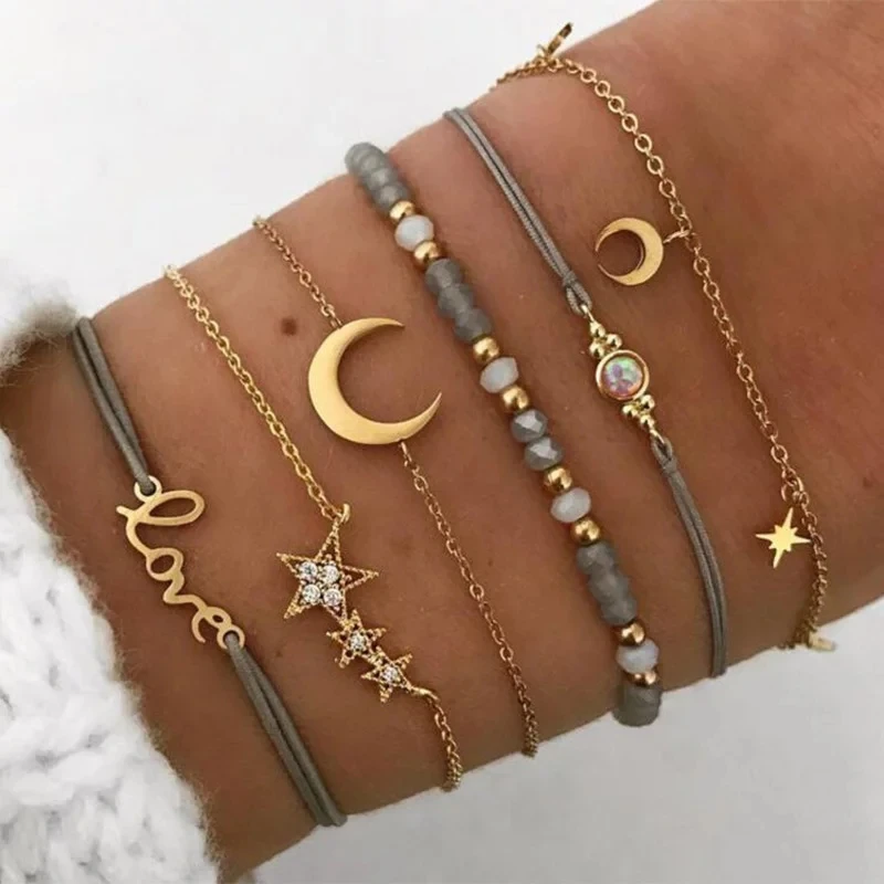 6 pcs bracelet set