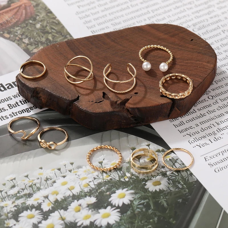 10 pcs ring set