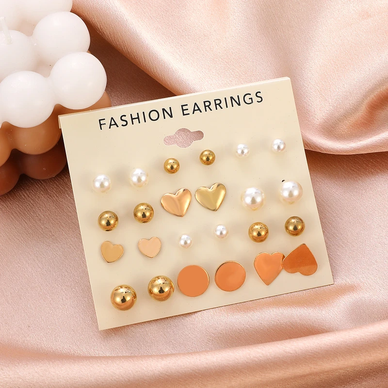 12 pairs earring set