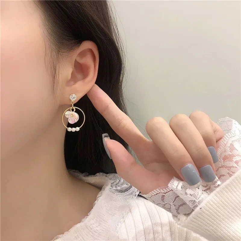 2 pcs flower earring