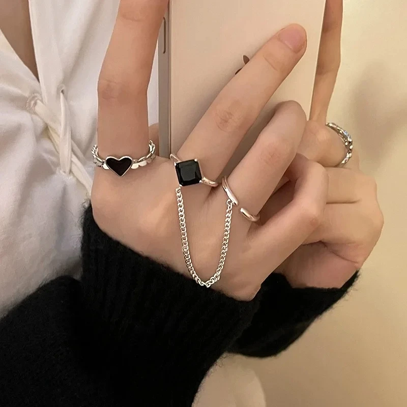 3 pcs ring set