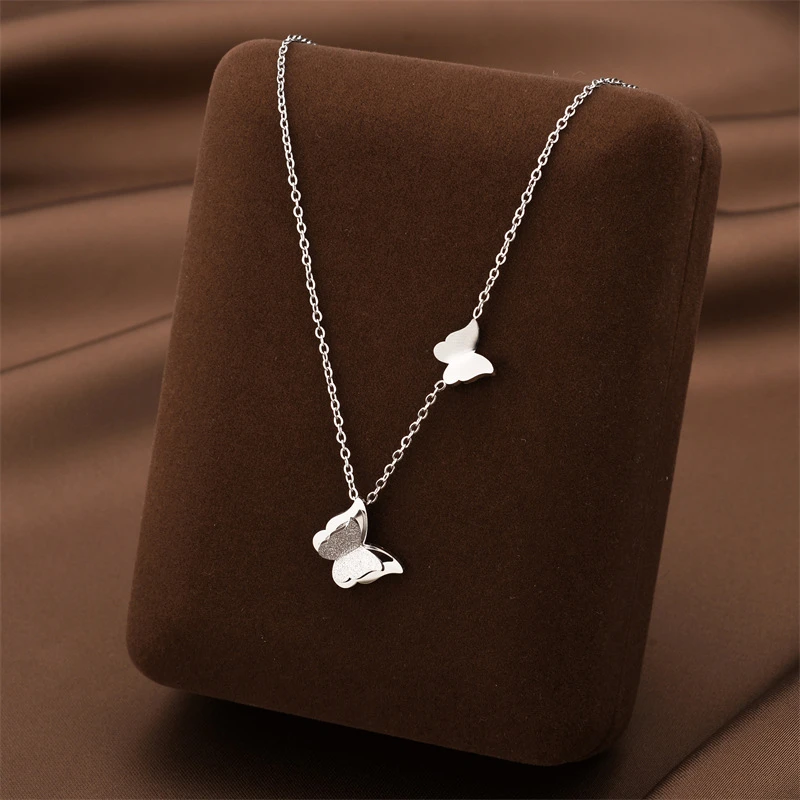 Butterfly Stainless steel necklace