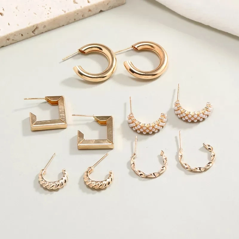 5 pairs earring set