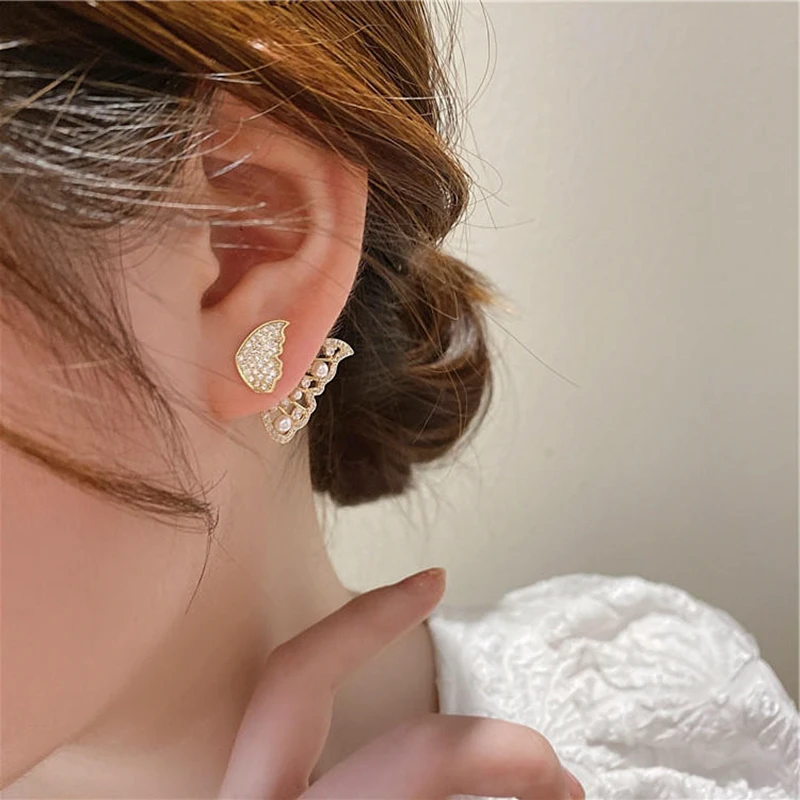 2pcs butterfly earring