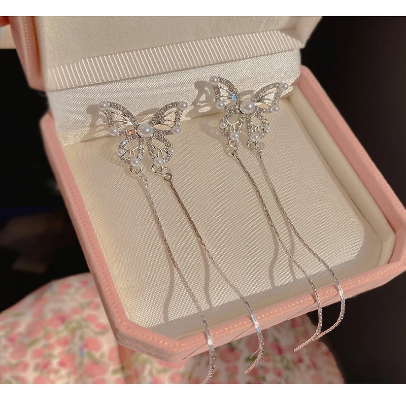 2 pcs butterfly earring