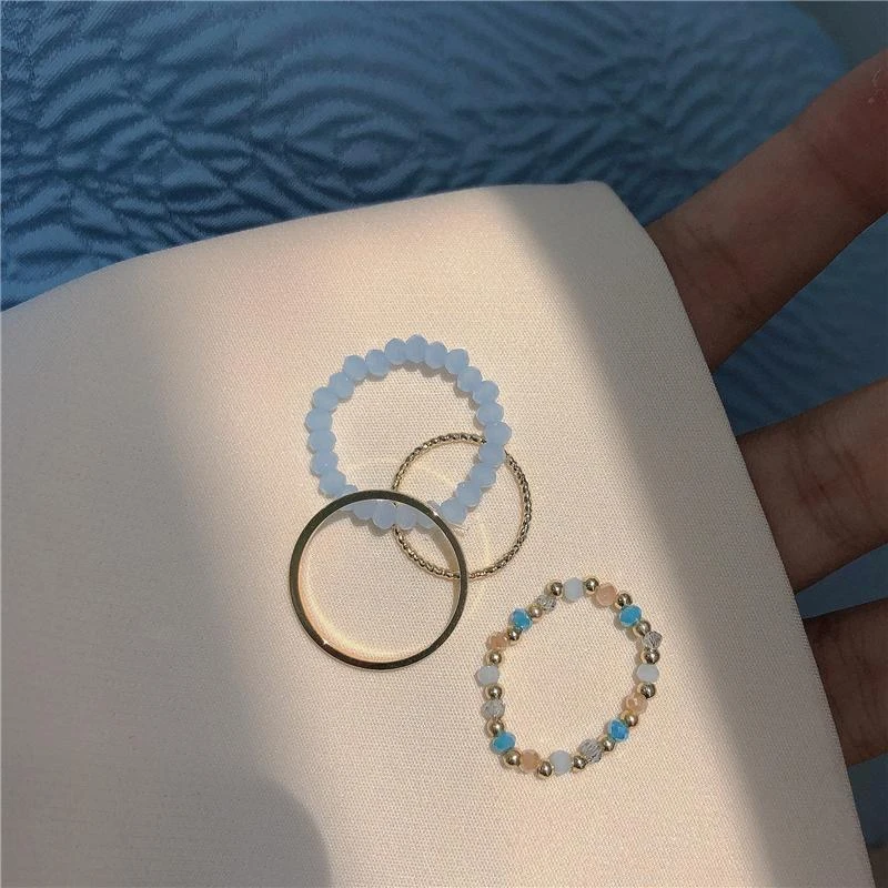 4 pcs ring set