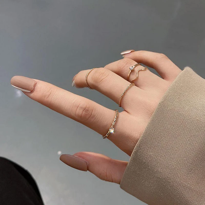 5 pcs ring set