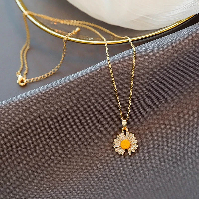 Daisy necklace bracelet & adjustable ring - Image 4